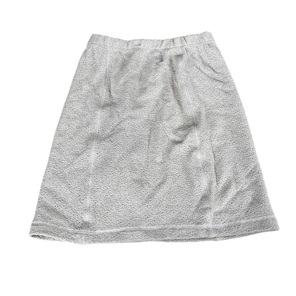 Johnny Was Light Cream Textured Skirt Size S Women